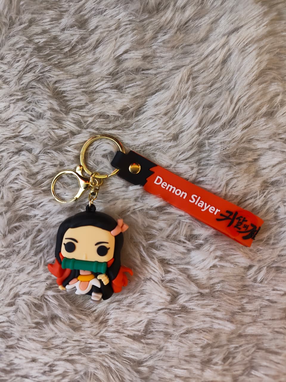 Nezuko Keychain - Nezuko Kamado Keychain (Demon Slayer)