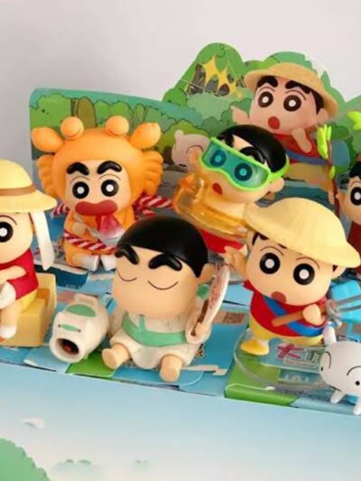 Crayon Shin-chan Action Figure Toy Set of 6 Summer Playtime Series
