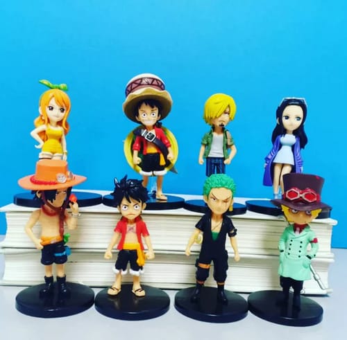 ONE Piece Set of 8 Action Figures 7-8 cm PVC - Image 3