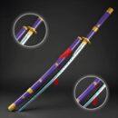 Zoro Purple Enma Wooden Katana