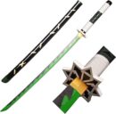 Sanemi Shinazugawa Wooden Katana - Sanemi Shinazugawa Wooden Plain Katana