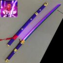 LED Enma Wooden Katana - LED Enma Violet 104cm Wooden Katana - Roronoa Zoro