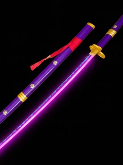 LED Enma Violet 104cm Wooden Katana - Roronoa Zoro