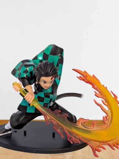 Tanjiro Hinokami Kagura Figure - Tanjiro Hinokami Kagura Flame Effect PVC Figure