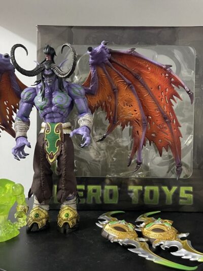 Illidan Stormrage Figure - World of Warcraft Illidan Stormrage 22cm Movable Demon Hunter Figure