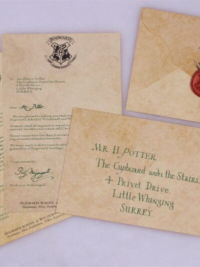 Harry Potter Hogwarts Letter with Envelope (Pack of 3)