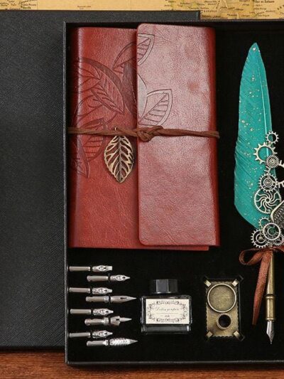 Harry Potter Brown Leather Diary Set