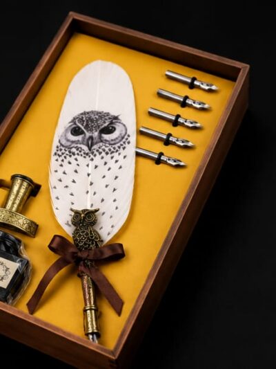 Harry Potter Big Owl Ink Pen Set