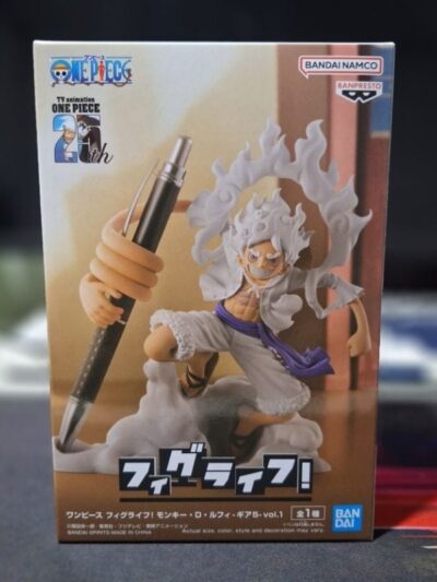 Luffy Gear 5 Pen Holder Figure - One Piece Figulife Desk Decor