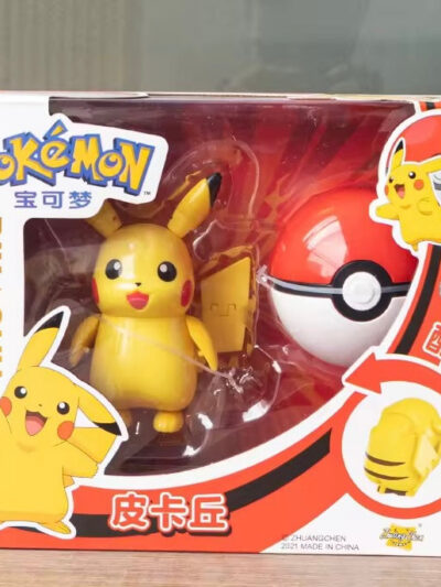 Pikachu Figure with Poke Ball - Pokemon Electric Collectible Set