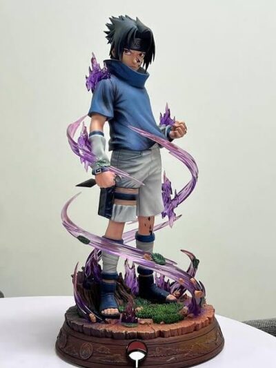 Sasuke Uchiha Statue - Naruto Chidori Effect Display Figure