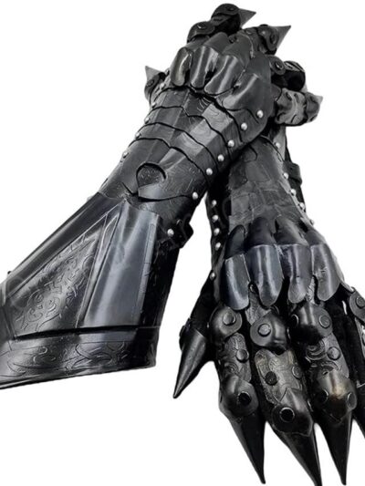 Demon Claw Gauntlets - Cosplay Armor Gloves with Spiked Talons