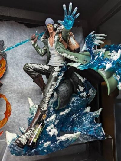 Ice Powers Character Statue - One Piece Style Marine Collectible