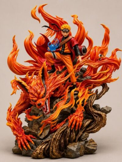 Naruto Kurama Chakra Mode Statue - Nine Tails Fox Display Figure