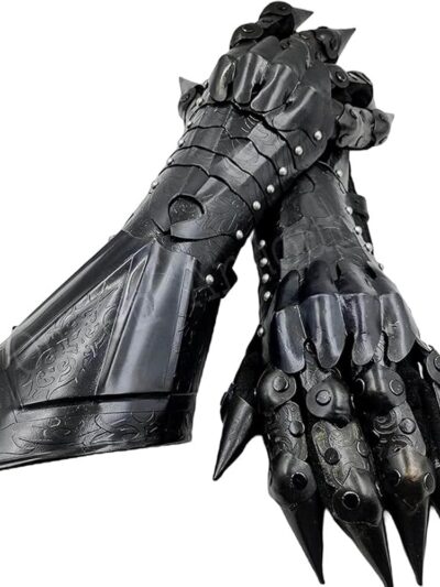 Demon Claw Gauntlets - Cosplay Armor Gloves with Spiked Talons