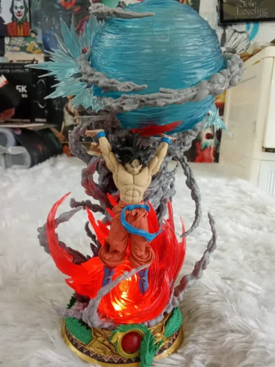 goku spirit bomb led light box product photo