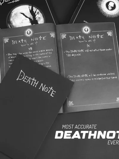 Death Note Book with Feather Pen (good quality)