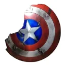 Captain America Broken Shield - Damaged Battle-Worn Replica