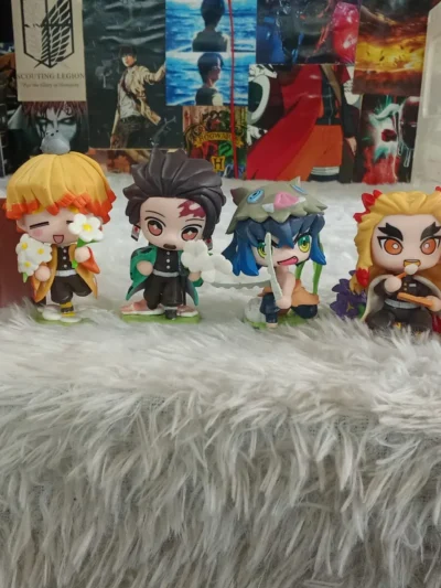 Demon Slayer Chibi Figure Set (6-Piece)