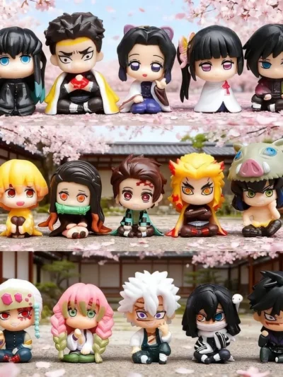Demon Slayer 15pcs Set, 6-7cm Action Figure