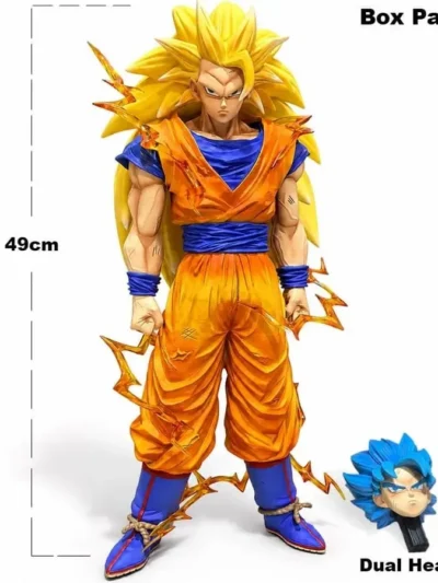 DBZ Son Goku Super Saiyan-3 49cm Premium Action Figure (Box Packing)