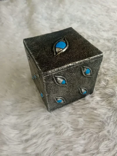 gothic eye motif trinket box product photo