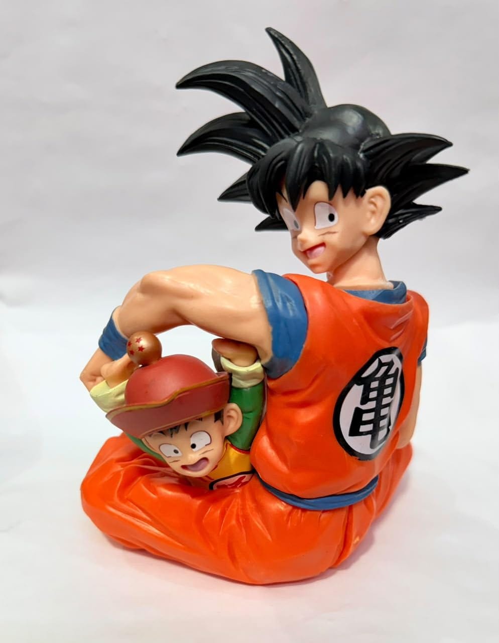 Goku & Kid Gohan Piggyback Figure - Dragon Ball Father-Son Collectible