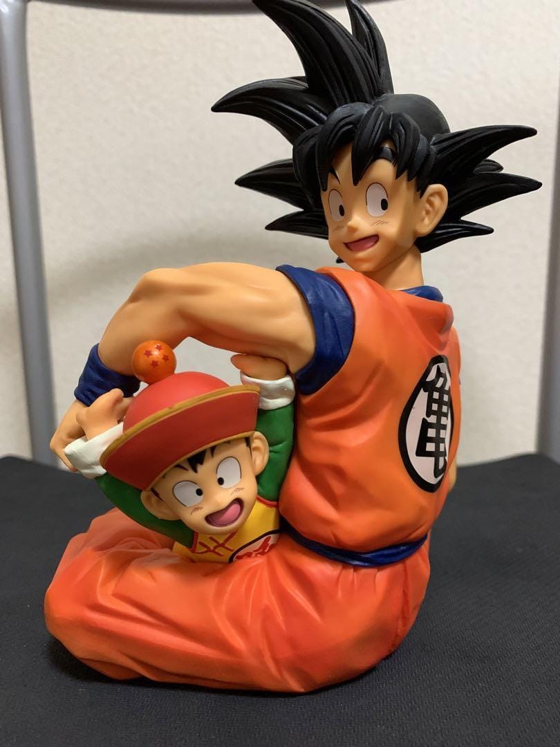Goku & Kid Gohan Piggyback Figure - Dragon Ball Father-Son Collectible