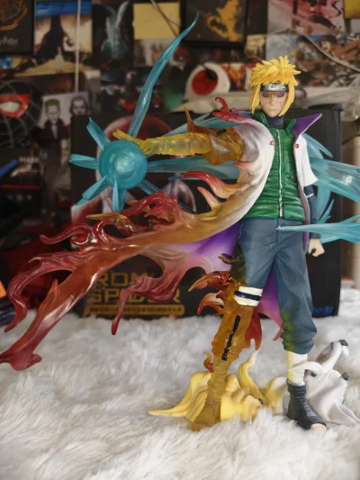 Minato Namikaze Nine-Tails Chakra Mode Rasengan PVC Figure