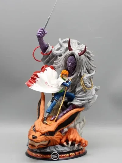 naruto and kurama diorama statue product photo
