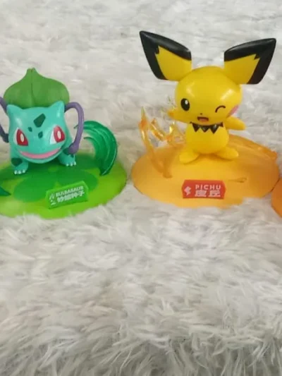 Pokemon Mini Figure Set - Piplup, Minun, Bulbasaur, Pichu, Charmander, Gengar