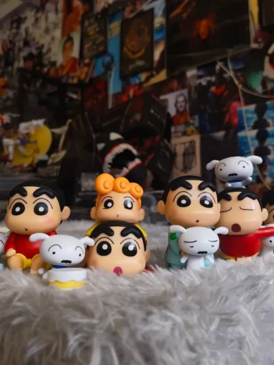 shin chan chibi figure set product photo