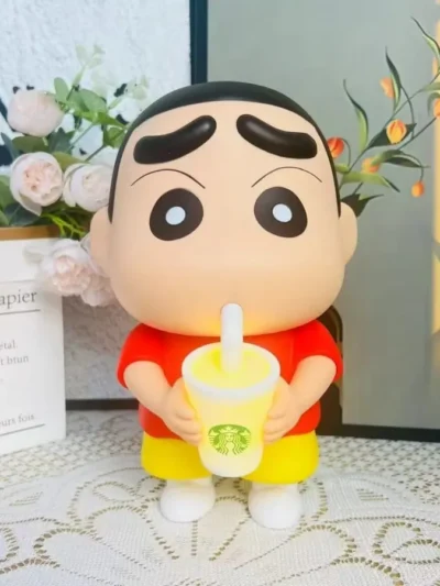Shinchan Drinking with Cup Night Lamp 22cm (OPP packing)