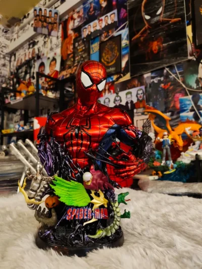 spider-man villains bust statue product photo