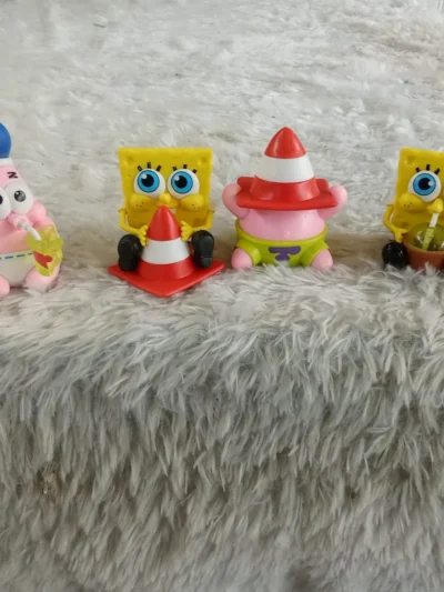 SpongeBob and Patrick Meme Figure Set (6-Piece)