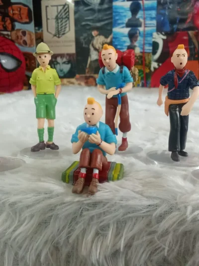 tintin mini figure set product photo