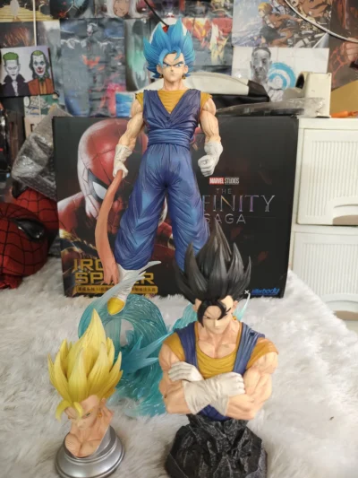 vegito blue figure with alternate heads product photo