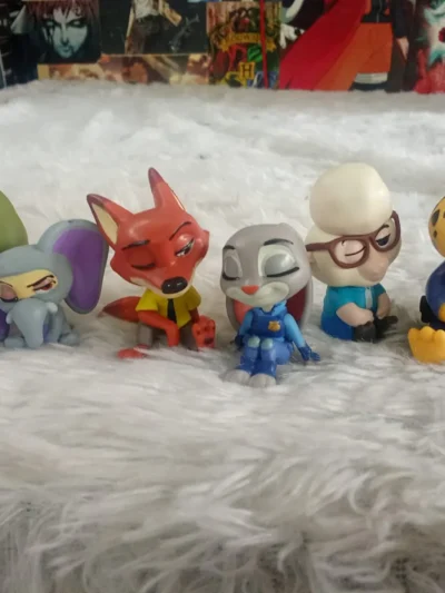 zootopia chibi figure set product photo