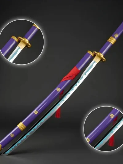 Zoro Purple Enma Wooden Katana 104cm