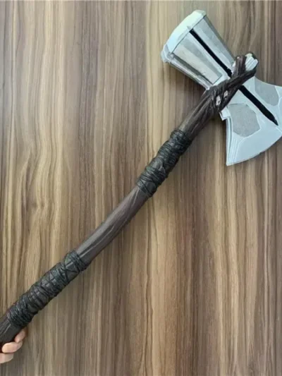 Thor Stormbreaker axe 52cm foam cosplay prop replica held in hand