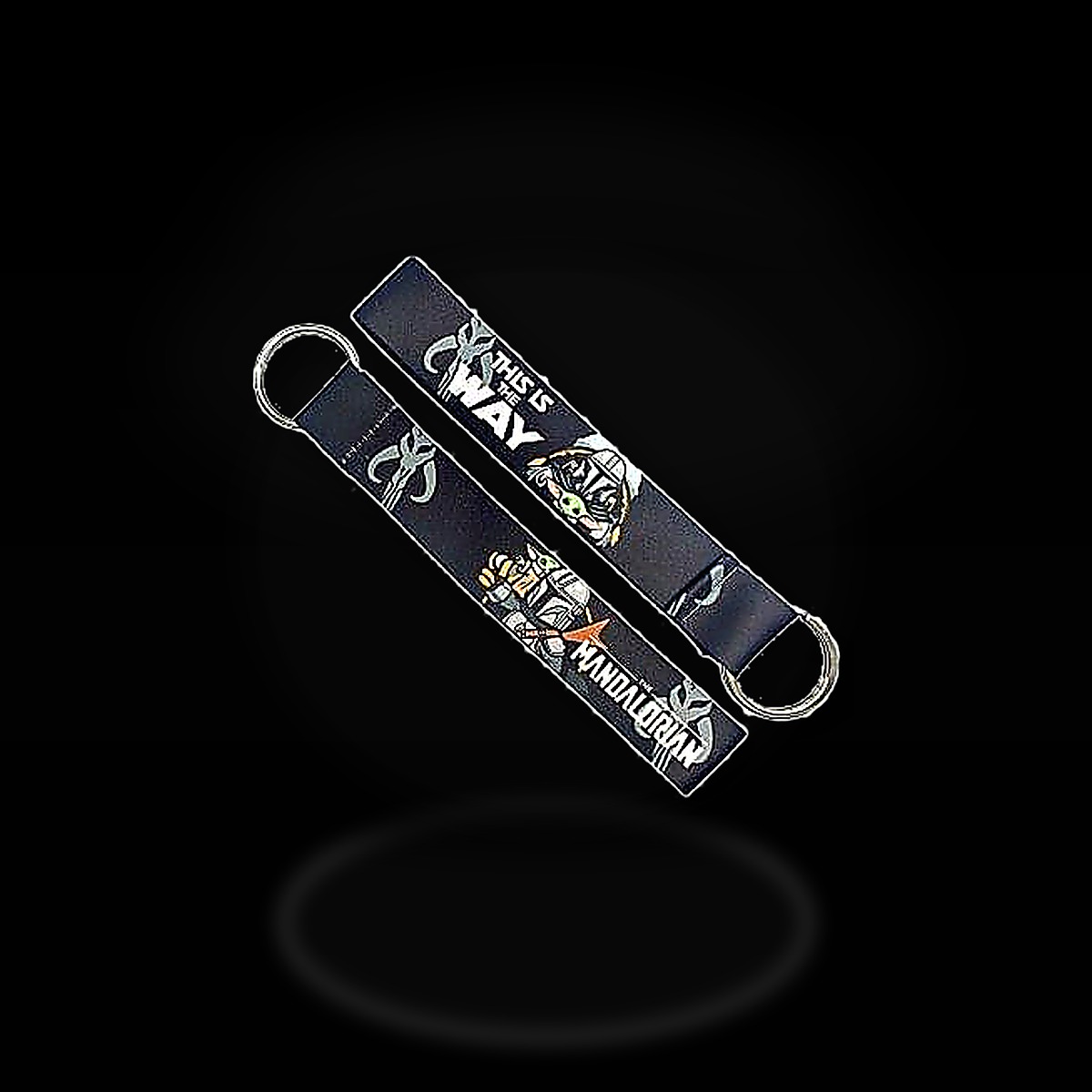 The Mandalorian Keychain Bagtag Hero