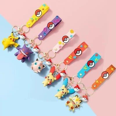 Pokemon Silicone Keychain Source